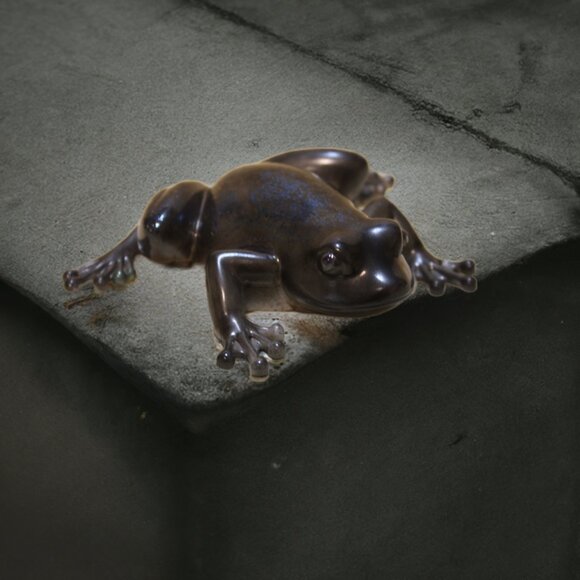 Resin Frog Figurine Trinket ,Mixed Color Unique - Picture 3 of 6